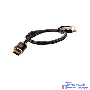 Telecom Кабель HDMI 19M/M,ver. 2.1, 8K@60 Hz 0.5m метал разъемы, нейлоновая оплетка Telecom <TCG300-0.5M>