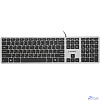 Клавиатура ноутбучного типа Gembird KB-8420,{USB, ножничный механизм, клавиши управления громкостью, 104 клавиши, кабель 1,5м}