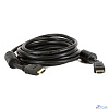 5bites APC-014-075 Кабель HDMI M / HDMI M V1.4b, высокоскоростной, ethernet+3D, зол.разъемы, ферр.кольца, 7.5м.