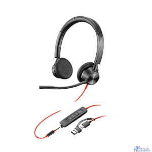 Poly BW 8X222AA 3325 -M USB-C HS +USB-C/A Гарнитура проводная
