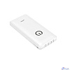 Perfeo Powerbank ABSOLUTE 10000mah In Micro usb,USB /Out USB,Micro usb,Type-C,Lightning, 2.1А/ White (PF_B4879)