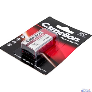 Camelion 6LF22 Plus Alkaline BL-1 (6LR61-BP1, батарейка,9В) (1 шт. в уп-ке)