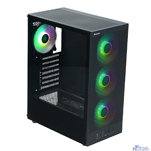 Defender Корпус компьютерный RaptorX черный,ATX,4fans,switchM/BSync