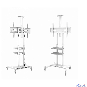 ONKRON TS1881 белая 2 полки для AV в комплкте Для телевизоров диагональю 55"-80" Максимальная нагрузка: 90,9 кг VESA: 200x200, 200x300, 200x400, 300x100, 300x200, 300x300, 300x400, 400x200, 400x300,