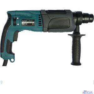 Makita HR2470 Перфоратор SDS+ [HR2470] {780Вт,3реж,2.7Дж,0-4500у\м,2.6кг,чем,зашита уг щеток от пыли}