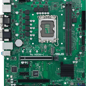 ASUS PRO H610M-C-CSM (Socket 1700, mATX, 2xDDR5(64GB), DP/DVI/HDMI, 1xPCIe 5.0x16/2xPCIe 3.0x1, 4xSATA 6Gb/s, 1xM2, 1xLAN, 1xCom, 2xUSB 3.0, 2xUSB 2.0, 2xPS/2)