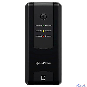 ИБП CyberPower UT1100EG {Line-Interactive, Tower, 1100VA/660W USB/RJ11/45 (4 EURO), 12В/5 Ач х 2}