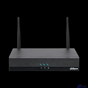 DAHUA DHI-NVR2104HC-W 4-канальный IP-видеорегистратор H.265+ c W-Fi и ИИ  до 80Мбит/с;  1 SATA III до 20Тбайт;  1 HDMI, 1 VGA;  1 RJ45 100Мбит/с, Wi-Fi 2.4ГГцвидеоаналитика