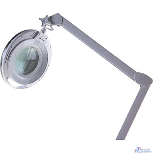 Rexant 31-0531 Лупа на струбцине  , круглая, 3D, с подсветкой 60 LED, сенсорный регулятор яркости, белая