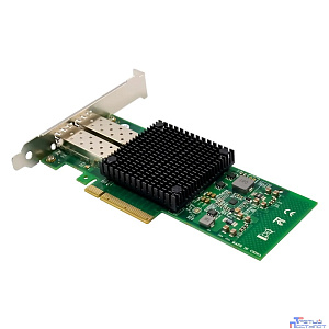 ORIENT XWT-MCX3PE8 2SFP+, Сетевая карта PCI-Ex8 v3.0 2xSFP+ 10Gbps Server NIC, Mellanox ConnectX-3 chipset, 10/1 Гбит/с, 2 планки крепления в комплекте (33296)