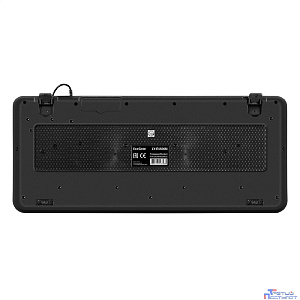 Exegate EX296922RUS Клавиатура ExeGate Professional Standard LY-E5500M (USB, полноразмерная, влагозащищенная, 104кл., Enter большой, подставка под запястья, длина кабеля 1,35м, черная, Color Box)