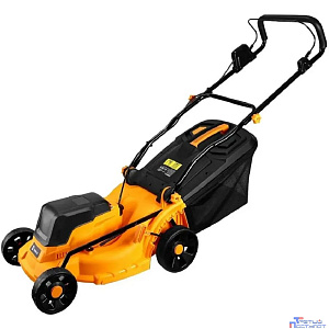 DEKO DKLM40V Газонокосилка аккумуляторная бесщеточная [083-2018] { 2х20В, 2x4.2 A ч, двойное з/у, 370мм }