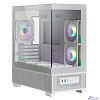 XASTRA Q500M 6ARGB-C10-UC White mATX/Aquarium/Screewless/ 6x120mm ARGB PWM FM fans/Argb+PWM HUB 10port/ Type-C/ Q500M-6FM12A-C10-UC-WH