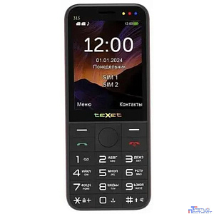 TEXET TM-315 цвет черный-красный