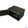 WRline Шкаф настенный 19-дюймовый (19"), 6U, 367х600х600мм, металлическая передняя дверь с замком, две боковые панели, цвет черный (RAL 9004) (разобранный)