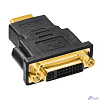 Переходник Buro HDMI-19M-DVI-I(F)-ADPT DVI-I(f) HDMI (m) черный (359901)