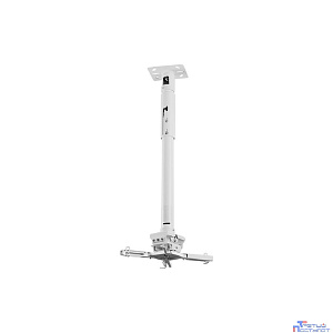 Wize Pro PR24A-W состоящий из крепления+штанги 46-61 см +площадки к потолку для проектора, макс. расстояние между крепежными отверстиями 430 мм, наклон +/- 25°, поворот +/- 6°, вращение 360°, до 23 кг