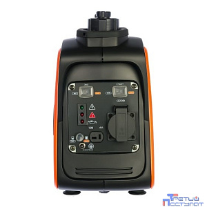 Генератор инверторный PATRIOT 1000i [474101025] {Двигатель 4т, АИ-92, 40сс,мощность рабочая/максимальная -0,7/0,9 кВт, объём бака - 2,1 л, 1 розетка Euro 16A,  вес 8,5 кг}