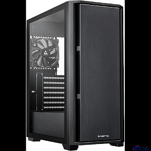 CHIEFTEC PRO MIDI TG AS-02B-TG-OP без БП, боковая панель из закаленного стекла, черный, ATX