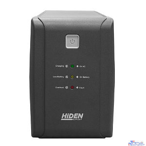 ИБП HIDEN EXPERT ULI800E 800ВА/480Вт {Линейно-интерактивный,4xIEC C13 LED, USB, встроенный АКБ 1x12B/9Ач}{УТ-00002428}