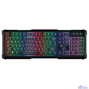 Oklick 717G черный/серый USB Multimedia LED [476395]