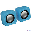 RITMIX SP-3010 blue {RMS: 5 Вт (2 х 2,5 Вт), Диаметр динамиков: 2’’, Частотный диапазон: 100 -20 кГЦ, Отношение сигнал/шум: ?80 дБ}