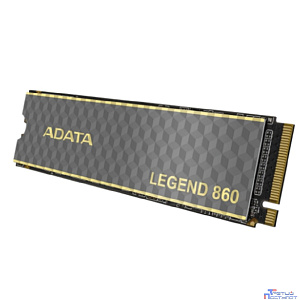 A-DATA SSD 500GB LEGEND 860 SLEG-860-500GCS PCI-E 4.0 x4, up to 5000/3000Mbs, 3D NAND, 160TBW, NVMe 1.4, 22x80mm, радиатор
