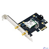 ASUS PCE-BE6500 Беспроводной трехдиапазонный PCI Express адаптер BE6500 + Bluetooth 5.4, внешняя съемная антенна, Wi-Fi 7 (be)