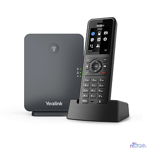 Yealink SIP - W77P телефон (база W70B + трубка W57R) до 10 SIP-аккаунтов, до 10 трубок на базу, до 20 одновременных вызовов, шт"