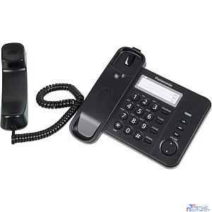 Panasonic KX-TS2352RUB (черный) {индикатор вызова,порт для доп. телеф. оборуд.,4 уровня громкости звонка}