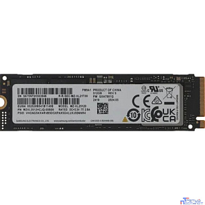 Samsung SSD PM9A1, 512GB, M.2(22x80mm), NVMe, PCIe 4.0 x4, MZVL2512HCJQ-00B07/00B00/00BL2