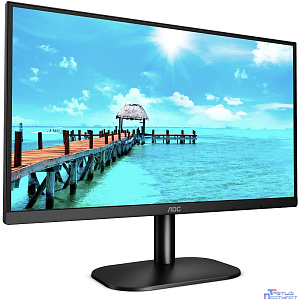 LCD AOC 23.8" 24B2XDA черный {IPS 1920x1080 75Hz 4ms 16:9 250cd 178/178 1000:1 8bit(6bit+FRC) D-Sub DVI HDMI1.4 2x2W Adaptice-Sync FlickerFree VESA}