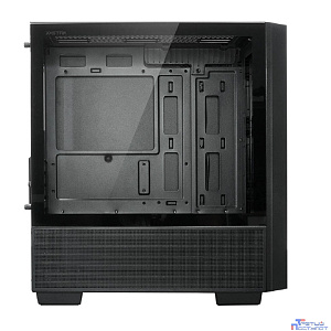 XASTRA Корпус  A400M 0F Black mATX/Mesh/Screwless TG+Mesh/ no fans/ A400M-0F