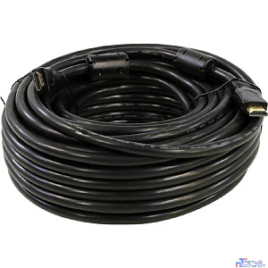5bites APC-014-200 Кабель HDMI M / HDMI M V1.4b, высокоскоростной, ethernet+3D, зол.разъемы, ферр.кольца, 20м.