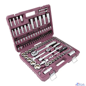 Thorvik TS108 Набор инструмента универсальный 1/4", 1/2"DR, 108 предметов