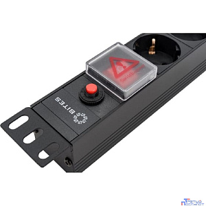 5bites PDU819A-07 Блок розеток 8S / AL / SWITCH / 1U / 19"