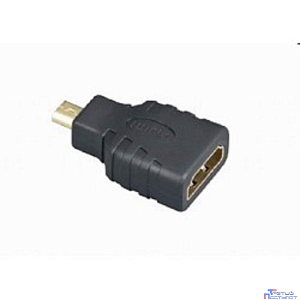 Gembird Переходник HDMI-microHDMI  19F/19M, золотые разъемы, пакет [A-HDMI-FD]