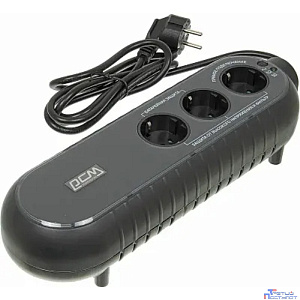 PowerCom WOW-300(A) ИБП {OffLine, 300VA/165W, Tower, 3xEURO} (41484)