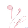 HOCO M55/ Наушники + микрофон/ Кнопка ответа/ 1.2м/ 3.5 mm jack/Pink