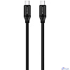 Harper Type-C - Type-C, SCH-770 Black (Кабель (ПВХ) для зарядки и синхронизации, 3A, Быстрая зарядка, Power Delivery 60W, Металлический штекер)