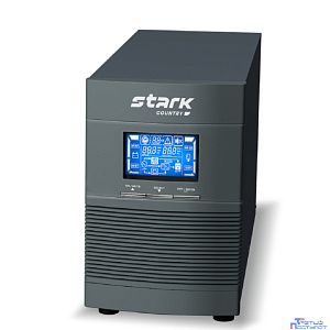 ИБП STARK SC 3000 ONLINE ONE {3000ВА/3000Вт, Online, на пол, 110-300В, 3хЕВРО, Smart-slot, USB, RS232, EPO, БЕЗ АКБ - внешние батареи 8 шт 4,5-240Ач}