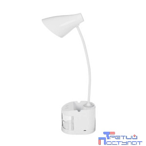 Rexant 609-006 Светильник настольный REXANT Click Shift с ночником, на основании, LED, 6 Вт, 4000 К, диммируемый 3 ступени, заряжаемый (автономный режим 3 часа)