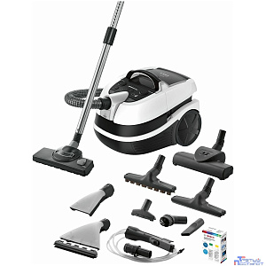 BOSCH BWD421PRO  Пылесос, контейнер, 2100 Вт, белый/черный