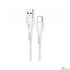 HOCO X37/ USB кабель Type-C/ 0.5m/ 2.4A/ White