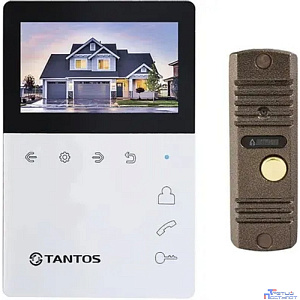 Tantos Комплект домофона Tantos  Elen Kit (медь) Комплект монитора Elly и вызывной панели AVC-305 (PAL) медь