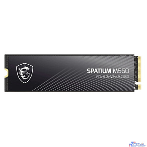 Твердотельный накопитель SSD MSI M.2 2280 2TB SPATIUM M560 Client SSD S78-440Q940-P83, PCIe Gen4x4 with NVMe,  3D TLC, R/ W 4900/ 4400