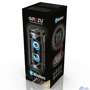 Ginzzu GM-209 Акустическая система, Midi RGB/BT/USB/TF/FM/ДУ