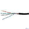 Кабель витая пара Bion BCL-U5460-381 U/UTP, кат.5e, 4x2x0,46 мм AWG 25, медь, одножильный, PE, для внешней прокладки, 305м,черный
