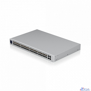 UBIQUITI USW-48-POE PoE-коммутатор в стойку, 48х 1G RJ45, 4х SFP, раздача 195 Вт