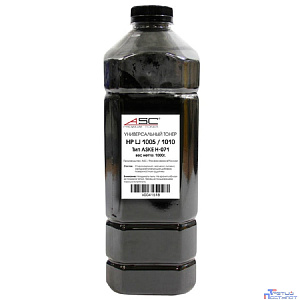 ASC Тонер универсальный для HP LJ 1005/1010 (Тип ASKE H-071), Bk, 1 кг, канистра